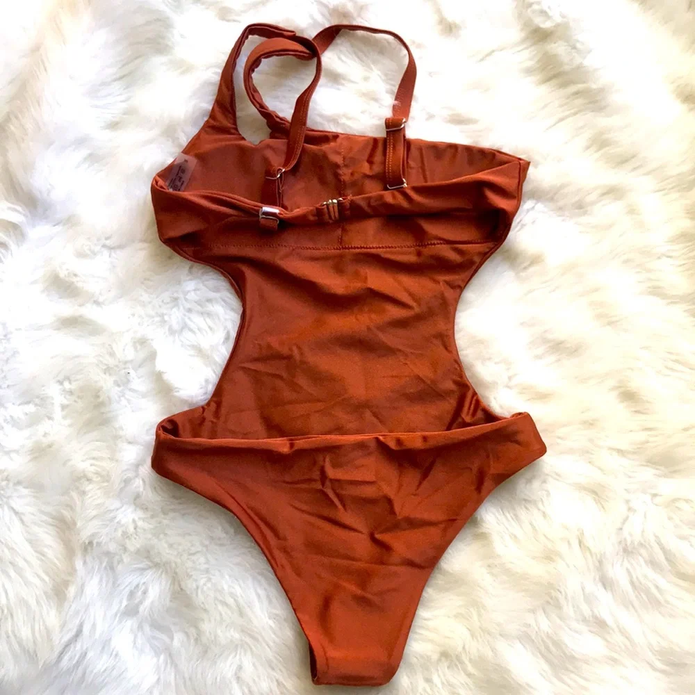 VICI DOLLS ONE PIECE BRONZE SWIM SUIT SZ SMALL NWT - Picture 6 of 6